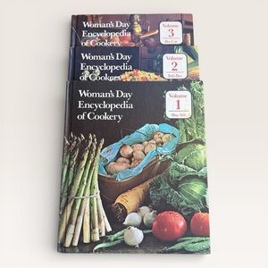Vintage Woman's Day Encyclopedia of Cookery Volumes 1, 2 & 3